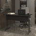 Mesa para Escritório Home Office Estudo ou Trabalho Preto 120 cm Modelo Mayara Mobília Decor