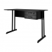 Mesa para Escritório Home Office Estudo ou Trabalho Preto 120 cm Modelo Mayara Mobília Decor