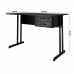 Mesa para Escritório Home Office Estudo ou Trabalho Preto 120 cm Modelo Mayara Mobília Decor