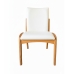 Kit 4 Cadeira Aura Estofada Estrutura Em Madeira Maciça Courino Branco Conforto Para Sala De Jantar Mobília Decor