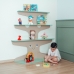 Prateleira Infantil Árvore Design Decor Criativo Organização Quartinho Menina Menino Parede Estilo Natureza