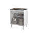 Balcão de Cozinha Fabi Para Fogão Cooktop 4 Bocas Móvel Armário Funcional Branco Mobília Decor