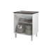 Balcão de Cozinha Fabi Para Fogão Cooktop 5 Bocas Móvel Armário Funcional Branco Mobília Decor
