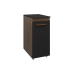 Arm&aacute;rio Multiuso Zoe 1 Porta Compacto para Cozinha e &Aacute;rea de Servi&ccedil;o Savana e Preto Mob&iacute;lia Decor