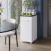 Arm&aacute;rio Multiuso Zoe 1 Porta Compacto para Cozinha e &Aacute;rea de Servi&ccedil;o Branco Mob&iacute;lia Decor