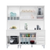 Cozinha Compacta Vivian 180cm 9 Portas e 4 Gavetas Branco Mob&iacute;lia Decor