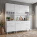 Cozinha Compacta Vivian 180cm 9 Portas e 4 Gavetas Branco Mob&iacute;lia Decor