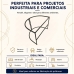 Base Poltrona A&ccedil;o Moderno Industrial Aramado Metal Refor&ccedil;ado Preto