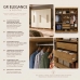 Guarda Roupa Casal Roupeiro 6 Portas 2 Gav Quarto Nature Champanhe