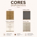Guarda Roupa Compacto 6 Portas 3 Gavetas Roupeiro Arm&aacute;rio Nature