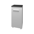 Arm&aacute;rio Multiuso Zoe 1 Porta Compacto para Cozinha e &Aacute;rea de Servi&ccedil;o Branco Mob&iacute;lia Decor